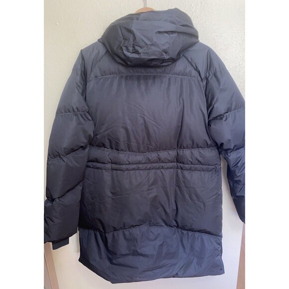 Mondetta Outdoor Project Mid-Length Down Puffer Hooded Jacket Black Women Large - Picture 6 of 9